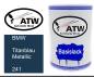 Preview: BMW, Titanblau Metallic, 241: 500ml Lackdose, von ATW Autoteile West.